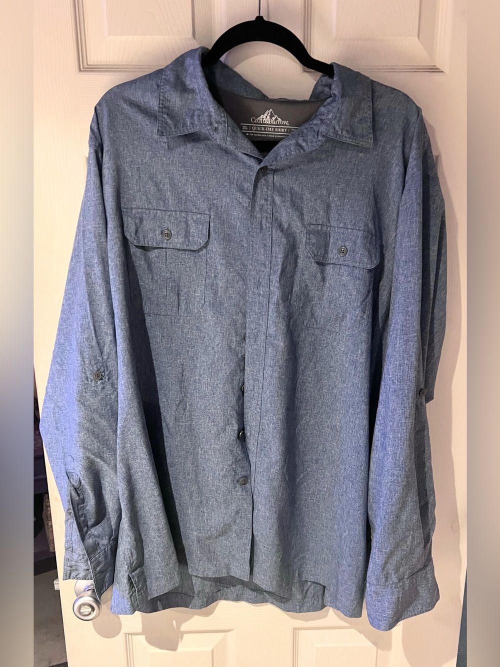 Coft & Barrow Men's Quick Dry Long-Sleeve Button Down Size XL